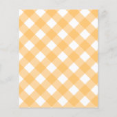 Orange Gingham-Gingham-Gaumenfreak Flyer (Hinten)