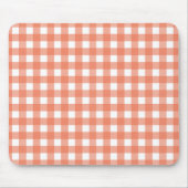 Orange Gingham Mousepad (Vorne)