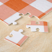 Orange Gingham Puzzle (Seite)