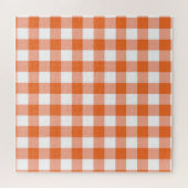 Orange Gingham Puzzle (Horizontal)