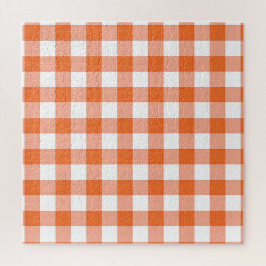 Orange Gingham Puzzle (Vertikal)