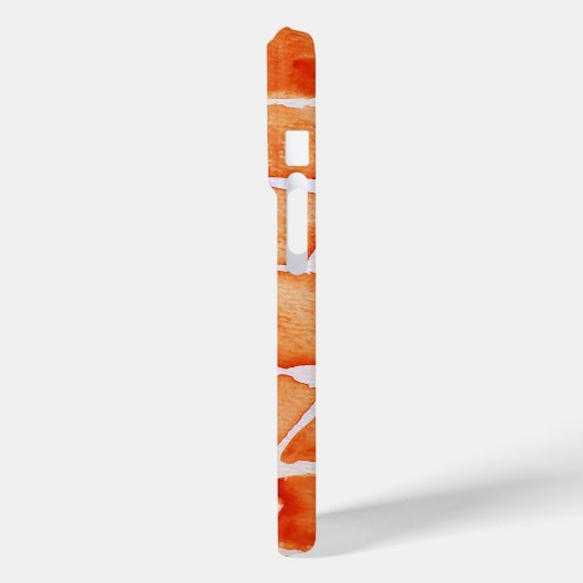 Orange Giraffe Animal Print Case-Mate iPhone Hülle (Rückseite / Links)