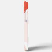 Orange Girl Big Afro weiße Sonnenbrille Case-Mate iPhone Hülle (Rückseite / Links)