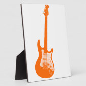 Orange Gitarre Fotoplatte (Seite)