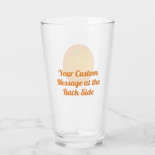 Orange Glas (Rückseite)