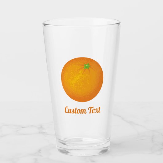 Orange Glas (Vorderseite)