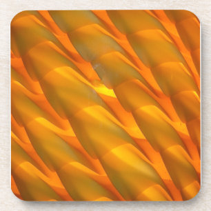 Orange Glass Light Shade Getränkeuntersetzer