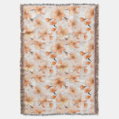 Orange Glaub Blumen Decke (Vorderseite Vertikal)