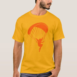 Orange Gleitschirmfliegen-Elf-T-Shirt T-Shirt