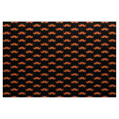 Orange Glitzer Mustache #2 Stoff (Yard (91,4 cm))