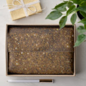 Orange Glitzern Seidenpapier (Geschenk)