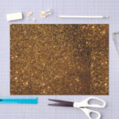 Orange Glitzern Seidenpapier (Handwerk)