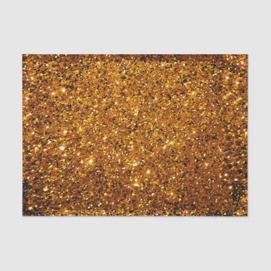 Orange Glitzern Seidenpapier (Vorderseite)