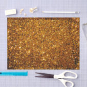 Orange Glitzern Seidenpapier (Handwerk)