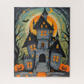 Orange Glow Castle Jigsaw Puzzle (Vertikal)