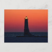 Orange Glow in Frankfort Postkarte (Vorderseite)