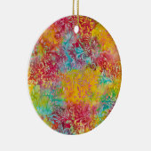 Orange Glow Keramik Ornament (Rechts)