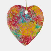 Orange Glow Keramik Ornament (Rechts)