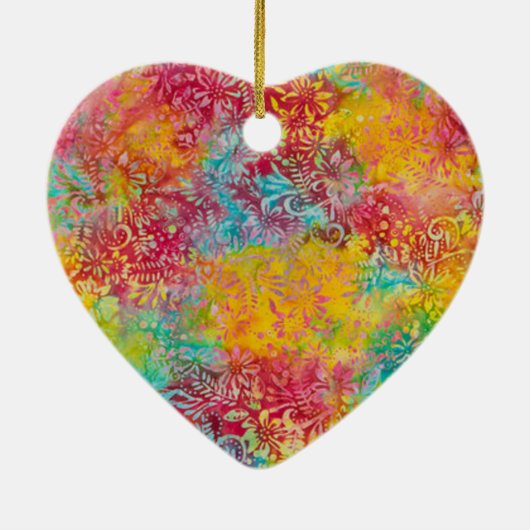 Orange Glow Keramik Ornament (Hinten)