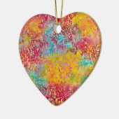 Orange Glow Keramik Ornament (Links)