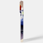 Orange Glow Watercolor Case-Mate iPhone Hülle (Rückseite / Links)