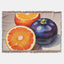 Orange Glow Watercolor