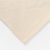 Orange Glow Watercolor Fleecedecke (Ecke)