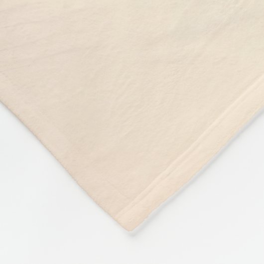 Orange Glow Watercolor Fleecedecke (Ecke)