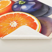 Orange Glow Watercolor Sherpadecke (3/4)