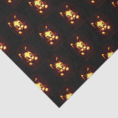 Orange Glows Cat Seidenpapier (Ausschnitt)