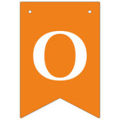 Orange | Glückwunsch Grad Jagdfahnen / Feuerwerksk Wimpelkette (Dritte Fahne)