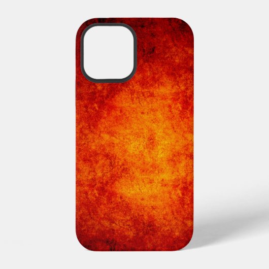 Orange glühende Rock Case-Mate iPhone Gehäuse Hülle (Rückseite)
