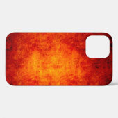 Orange glühende Rock Case-Mate iPhone Gehäuse Hülle (Rückseite (Horizontal))