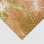 Orange Gold Brown Abstrakt Seidenpapier (Ausschnitt)