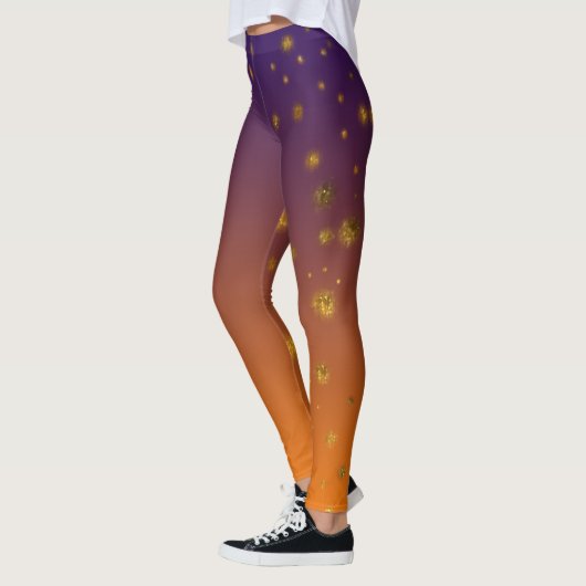Orange Gold Custom Leggings (Links)