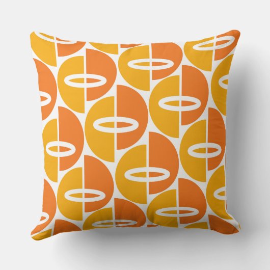 Orange Gold Kissen (Rückseite)