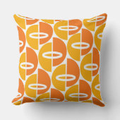 Orange Gold Kissen (Vorderseite)