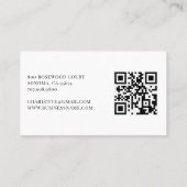 Orange Gold Sun Rays  Visitenkarte (Rückseite)