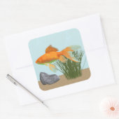 Orange Goldfish Nature Aquarium Sticker Sheet (Umschlag)