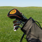 Orange Golf Headcover (In SItu)