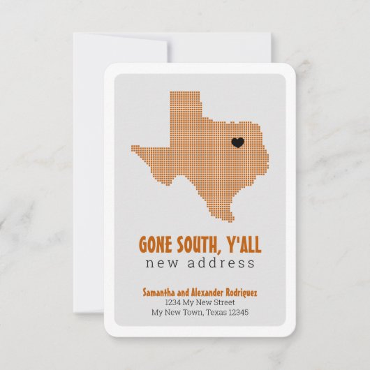 Orange Gone South, Y'All Moving Ankündigung (Vorderseite)