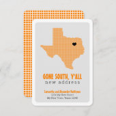 Orange Gone South, Y'All Moving Ankündigung (Vorne/Hinten)