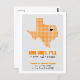 Orange Gone South, Y'all Moving Postkarte
