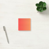 Orange Gradient Elegant Maggiore Post-it Klebezettel (Büro)