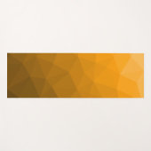 Orange Gradient Geometric Mesh Pattern Yogamatte (Vorderseite (Horizontal))
