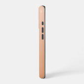 Orange Gradient Handwriting Script Personalisiert iPhone Hülle (Linke Seite)