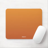 Orange Gradient Ombre Personalisiert Mousepad (Mit Mouse)