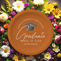 Orange Graduate Custom Graduate Party