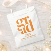 Orange Graduation Party Fvor Bag Geschenktütchen (Ausgeschnitten)