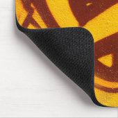 Orange Graffiti Mousepad (Ecke)